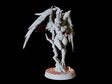 Aarakocra Pin-up Miniature for Dungeons and Dragons, Pathfinder or other TTRPGs