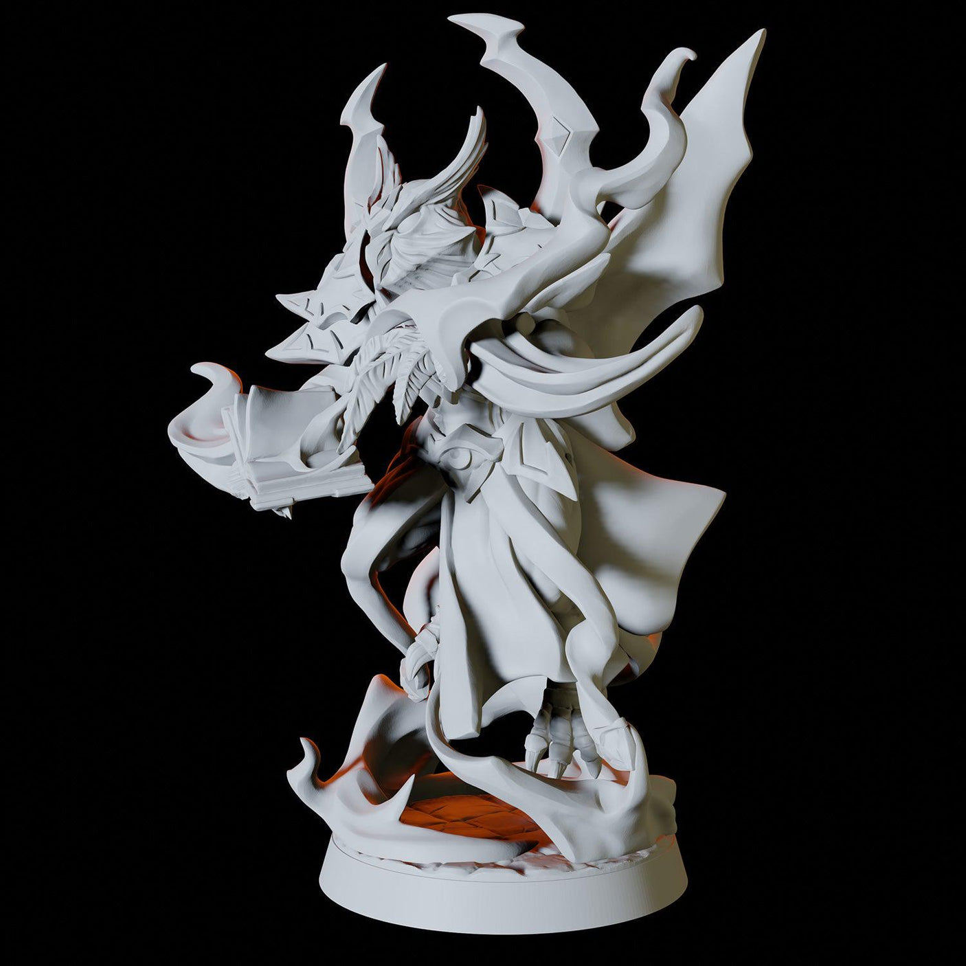 Aarakocra Wizard Miniature for Dungeons and Dragons, Pathfinder or other TTRPGs