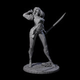 Abina - Daring Elf Swordmaster Miniature for Dungeons and Dragons, Pathfinder or other TTRPGs