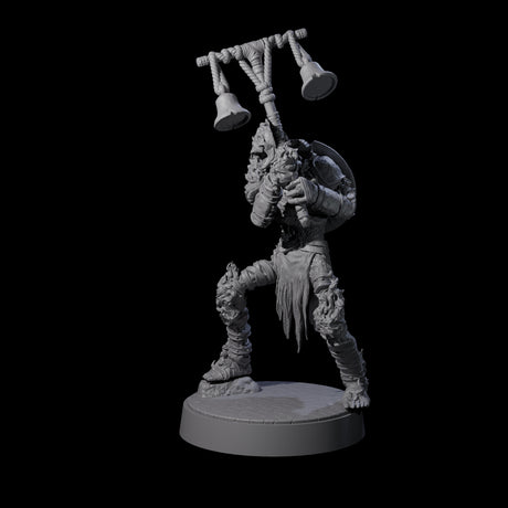 Ablaze Skeleton Thrall A Miniature for Dungeons and Dragons, Pathfinder or other TTRPGs