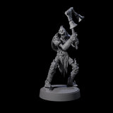 Ablaze Skeleton Thrall A Miniature for Dungeons and Dragons, Pathfinder or other TTRPGs
