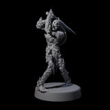 Ablaze Skeleton Thrall B Miniature for Dungeons and Dragons, Pathfinder or other TTRPGs