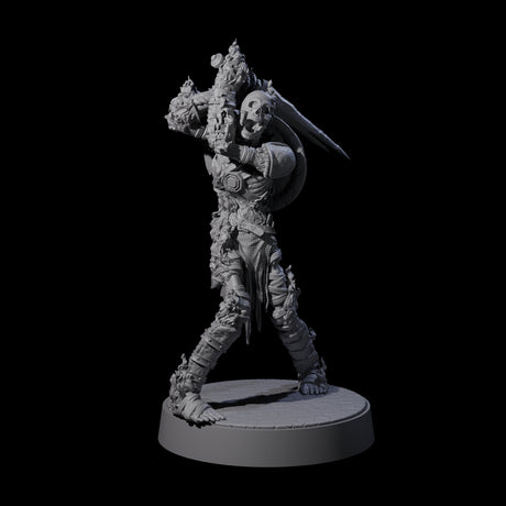 Ablaze Skeleton Thrall B Miniature for Dungeons and Dragons, Pathfinder or other TTRPGs