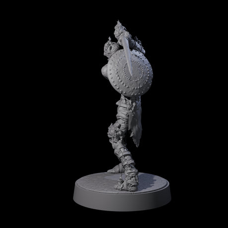 Ablaze Skeleton Thrall B Miniature for Dungeons and Dragons, Pathfinder or other TTRPGs