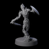 Ablaze Skeleton Thrall D Miniature for Dungeons and Dragons, Pathfinder or other TTRPGs