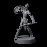 Ablaze Skeleton Thrall D Miniature for Dungeons and Dragons, Pathfinder or other TTRPGs