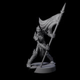 Ablaze Skeleton Thrall F Miniature for Dungeons and Dragons, Pathfinder or other TTRPGs