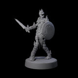 Ablaze Skeleton Thrall G Miniature for Dungeons and Dragons, Pathfinder or other TTRPGs