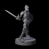 Ablaze Skeleton Thrall H Miniature for Dungeons and Dragons, Pathfinder or other TTRPGs