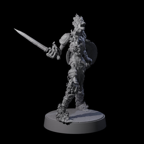 Ablaze Skeleton Thrall H Miniature for Dungeons and Dragons, Pathfinder or other TTRPGs