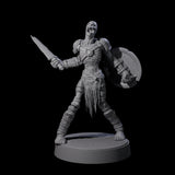 Ablaze Skeleton Thrall H Miniature for Dungeons and Dragons, Pathfinder or other TTRPGs