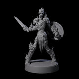 Ablaze Skeleton Thrall H Miniature for Dungeons and Dragons, Pathfinder or other TTRPGs