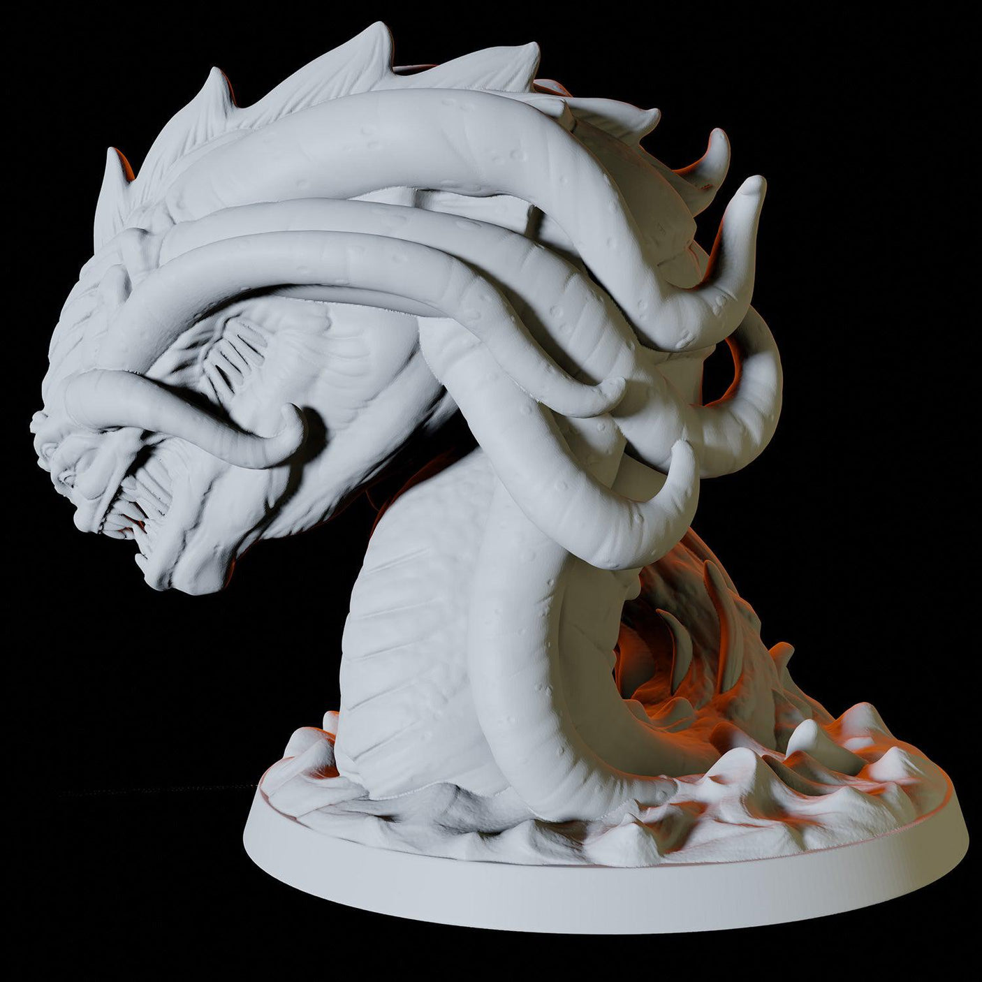 Aboleth Miniature for Dungeons and Dragons, Pathfinder or other TTRPGs