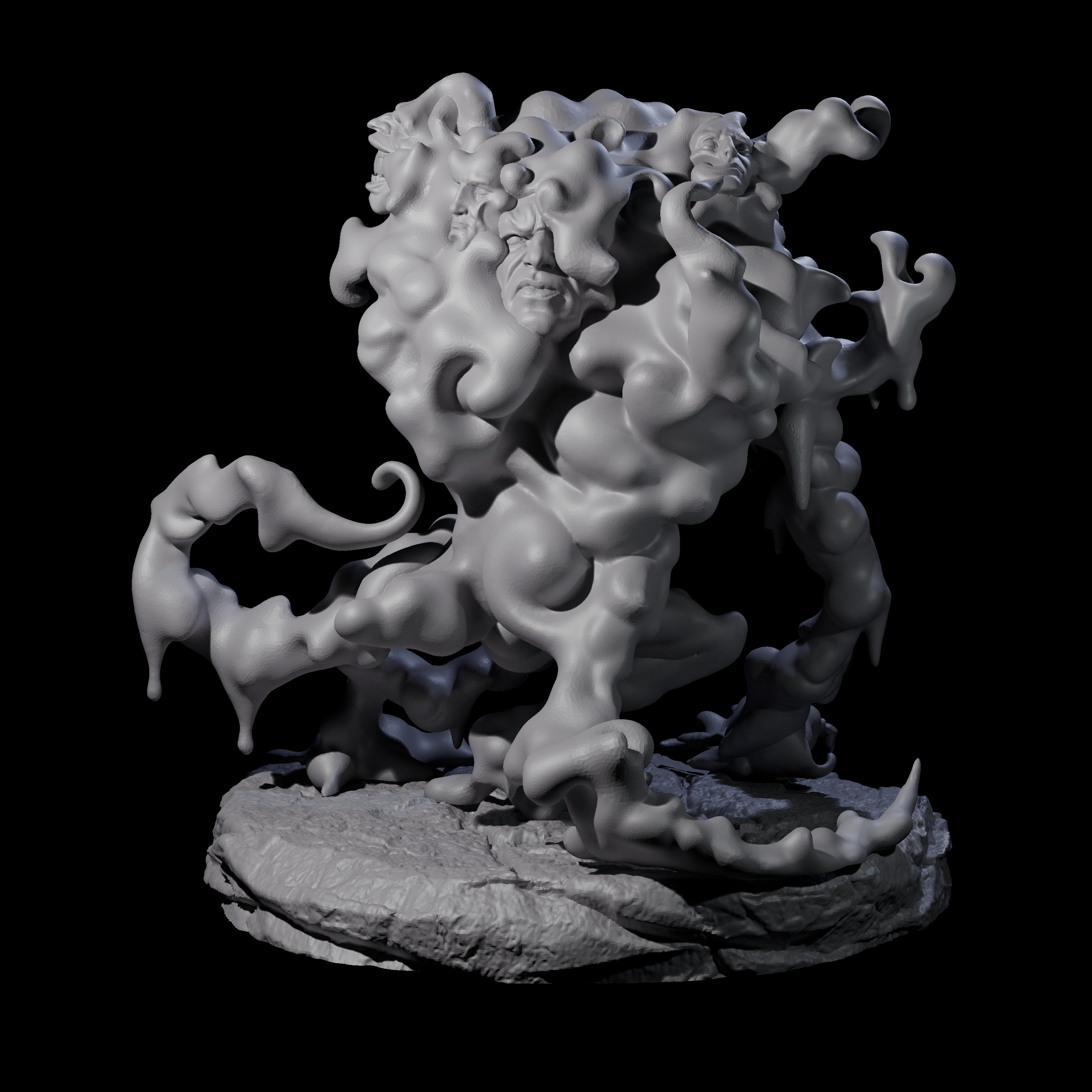 Abyssal Mist Horror Miniature for Dungeons and Dragons, Pathfinder or other TTRPGs