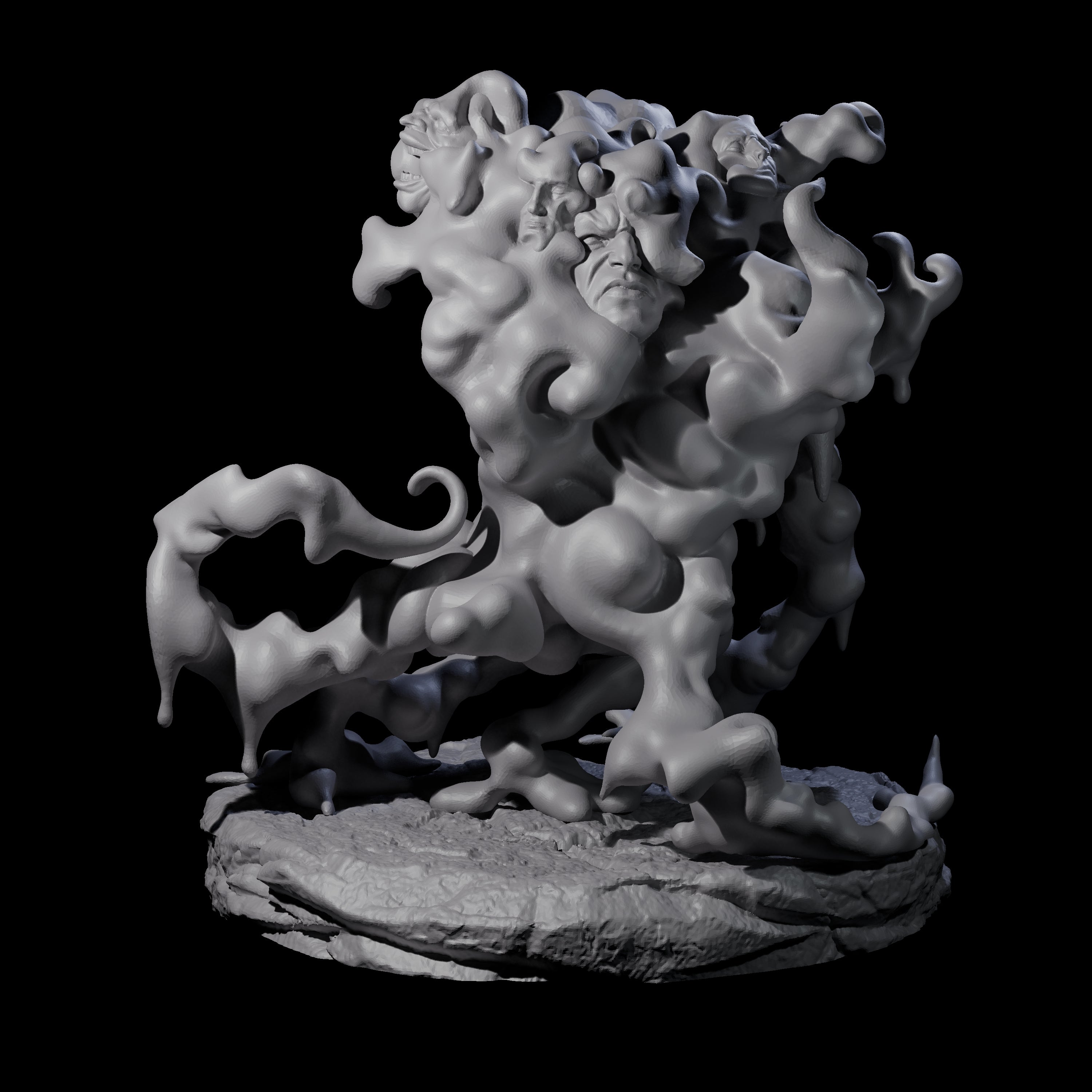 Abyssal Mist Horror Miniature for Dungeons and Dragons, Pathfinder or other TTRPGs