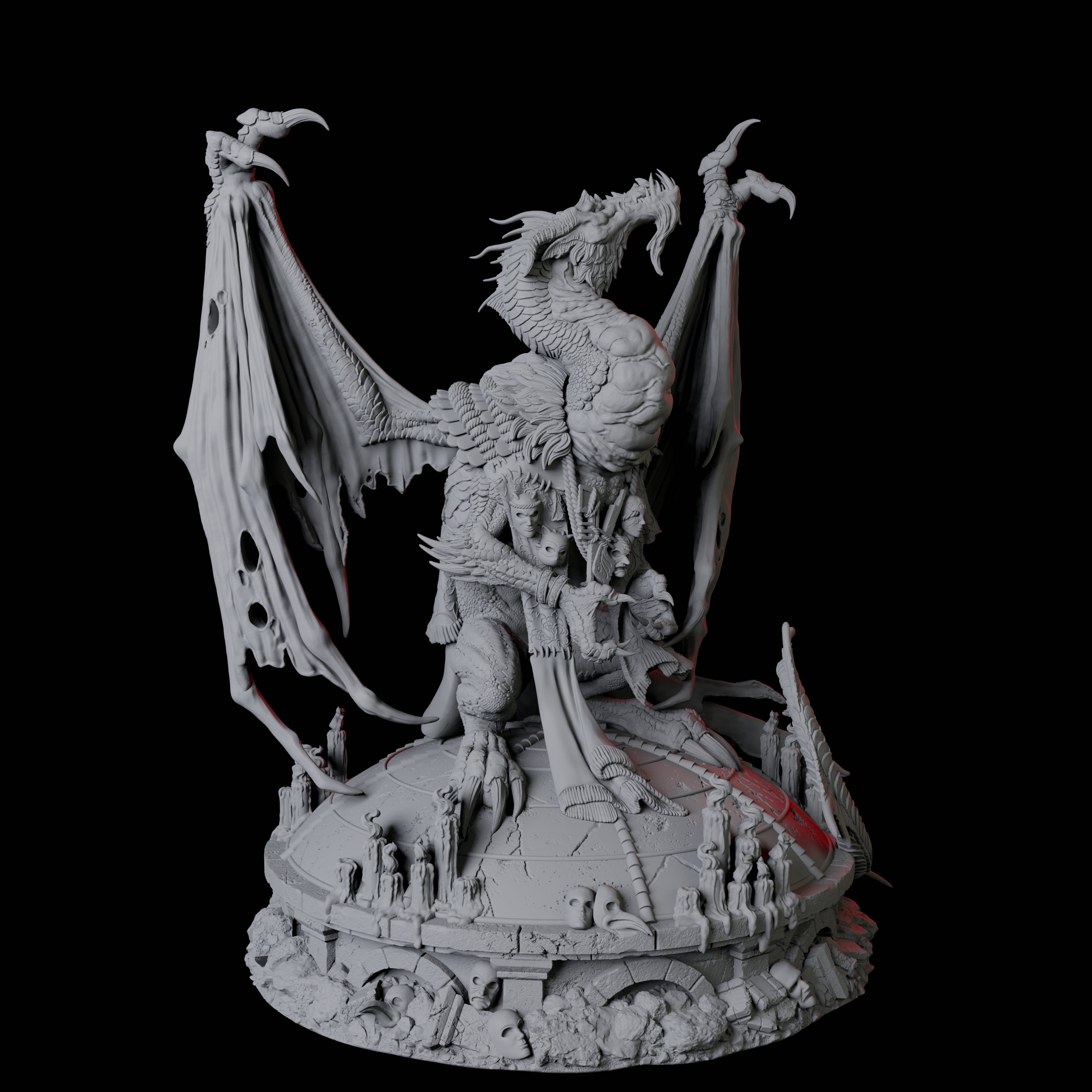 Academic Gold Dragon Miniature for Dungeons and Dragons, Pathfinder or other TTRPGs