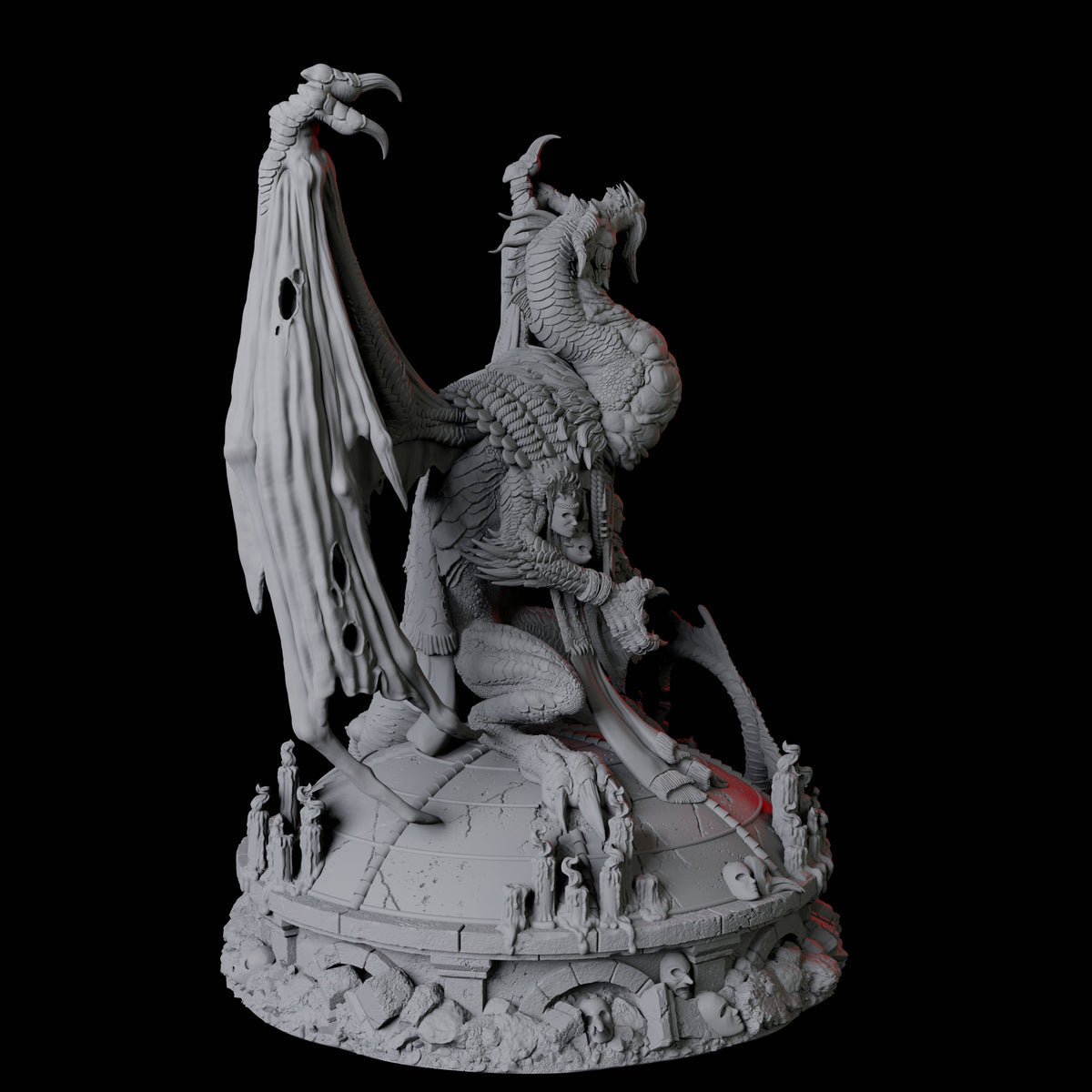 Academic Gold Dragon Miniature for Dungeons and Dragons, Pathfinder or other TTRPGs