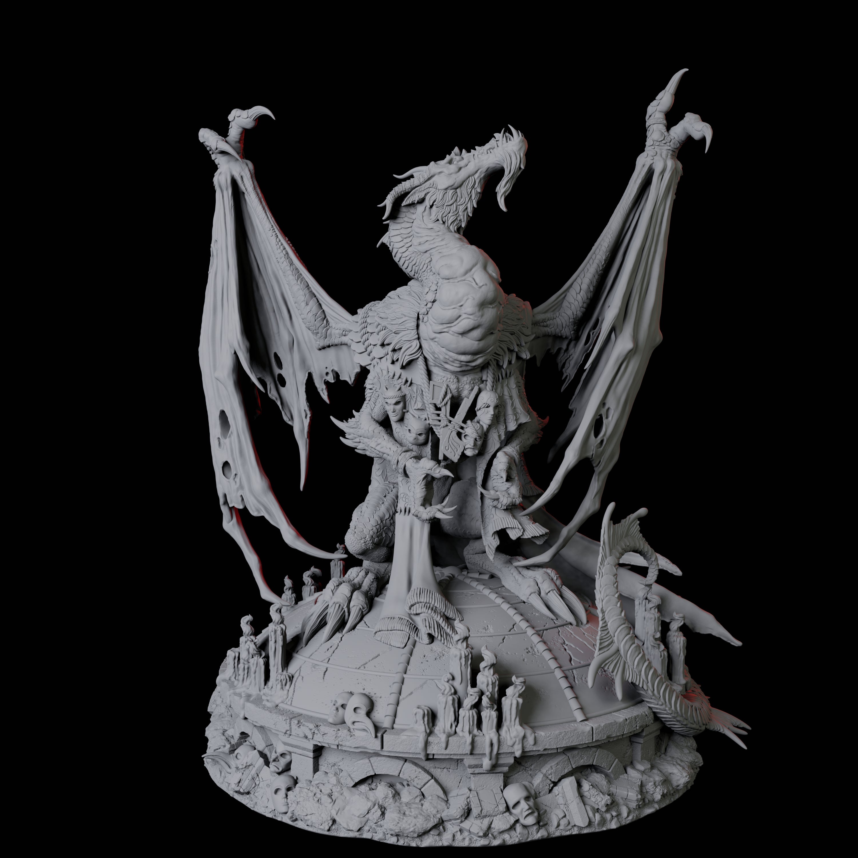 Academic Gold Dragon Miniature for Dungeons and Dragons, Pathfinder or other TTRPGs