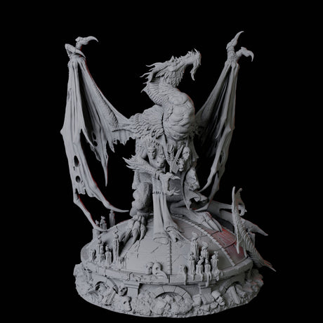 Academic Gold Dragon Miniature for Dungeons and Dragons, Pathfinder or other TTRPGs