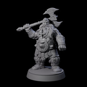 Advancing Dwarf Barbarian A Miniature for Dungeons and Dragons, Pathfinder or other TTRPGs