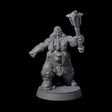 Advancing Dwarf Barbarian C Miniature for Dungeons and Dragons, Pathfinder or other TTRPGs