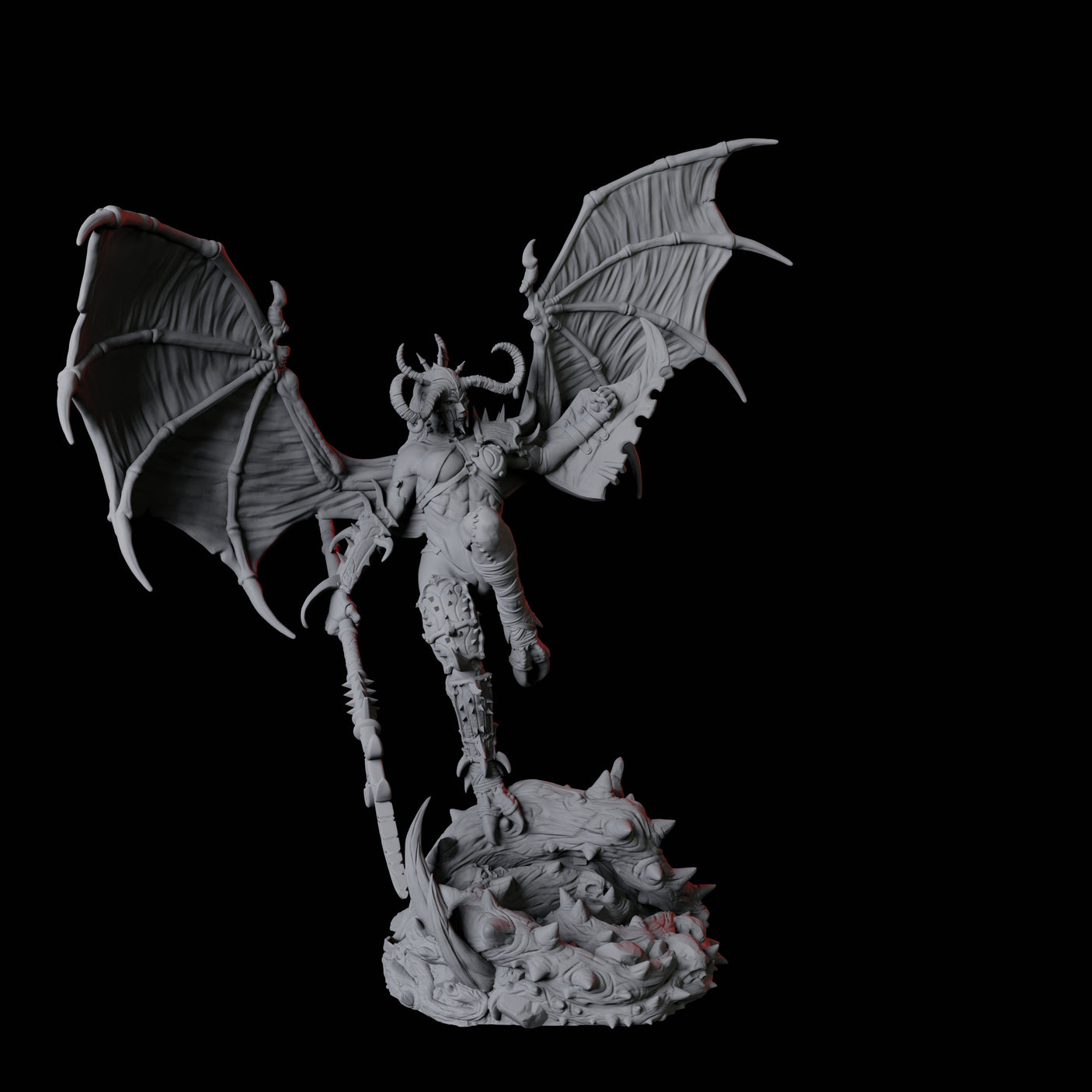 Advancing Erinys B Miniature for Dungeons and Dragons, Pathfinder or other TTRPGs