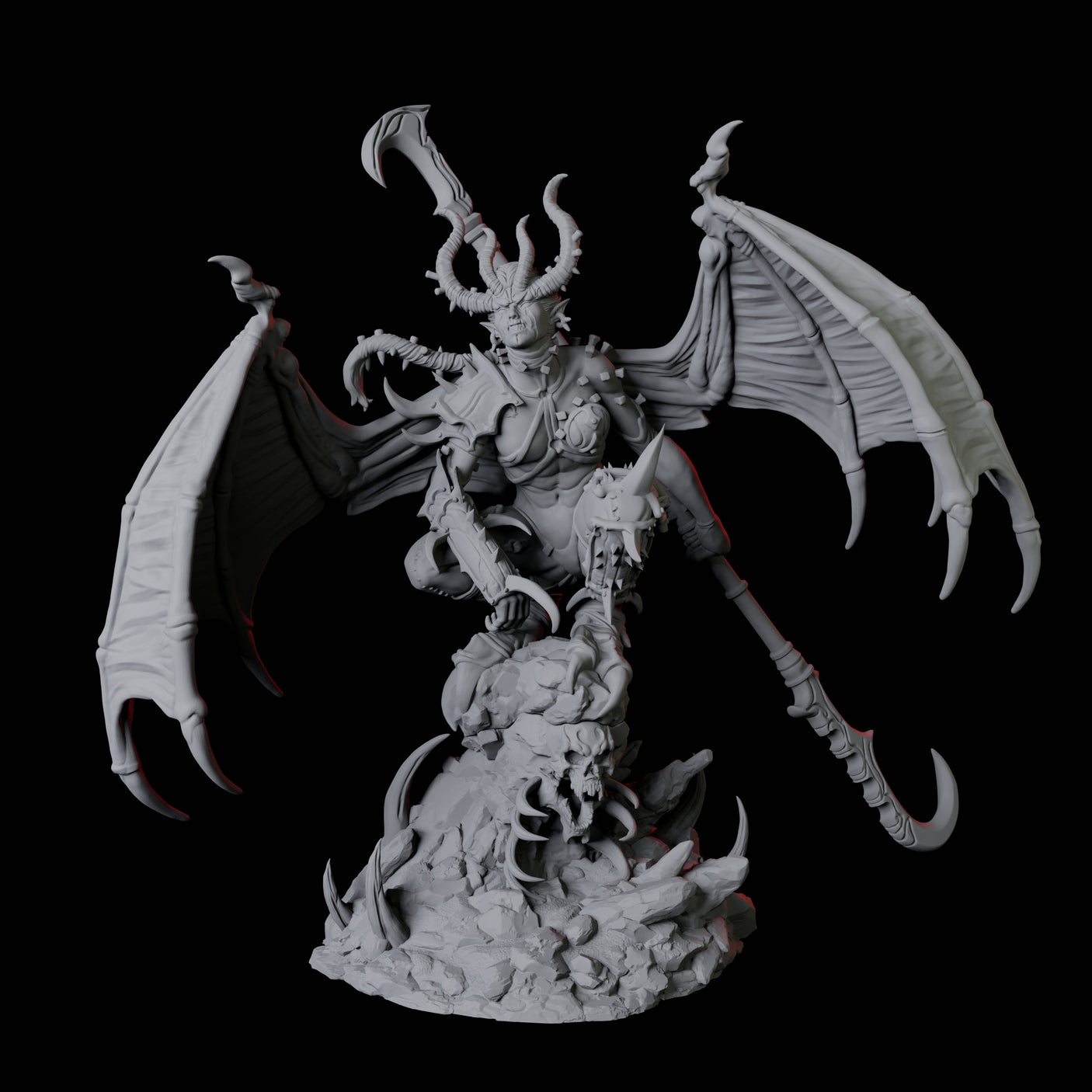 Advancing Erinys C Miniature for Dungeons and Dragons, Pathfinder or other TTRPGs