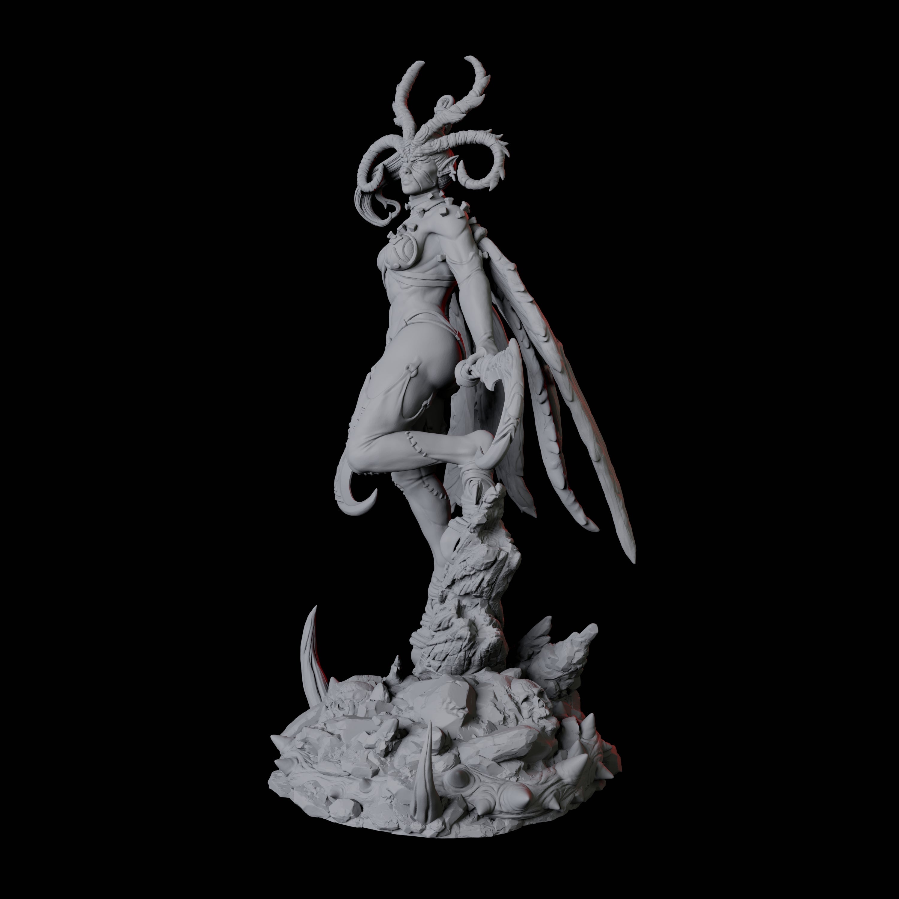 Advancing Erinys D Miniature for Dungeons and Dragons, Pathfinder or other TTRPGs