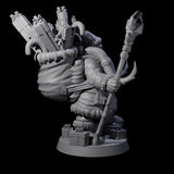 Adventurer Father Christmas Miniature for Dungeons and Dragons, Pathfinder or other TTRPGs