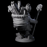 Adventurer Father Christmas Miniature for Dungeons and Dragons, Pathfinder or other TTRPGs