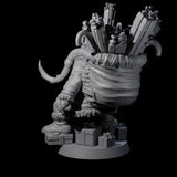 Adventurer Father Christmas Miniature for Dungeons and Dragons, Pathfinder or other TTRPGs