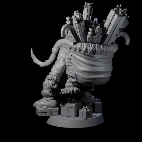 Adventurer Father Christmas Miniature for Dungeons and Dragons, Pathfinder or other TTRPGs