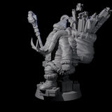 Adventurer Father Christmas Miniature for Dungeons and Dragons, Pathfinder or other TTRPGs
