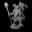 Adventurer Father Christmas Miniature for Dungeons and Dragons, Pathfinder or other TTRPGs