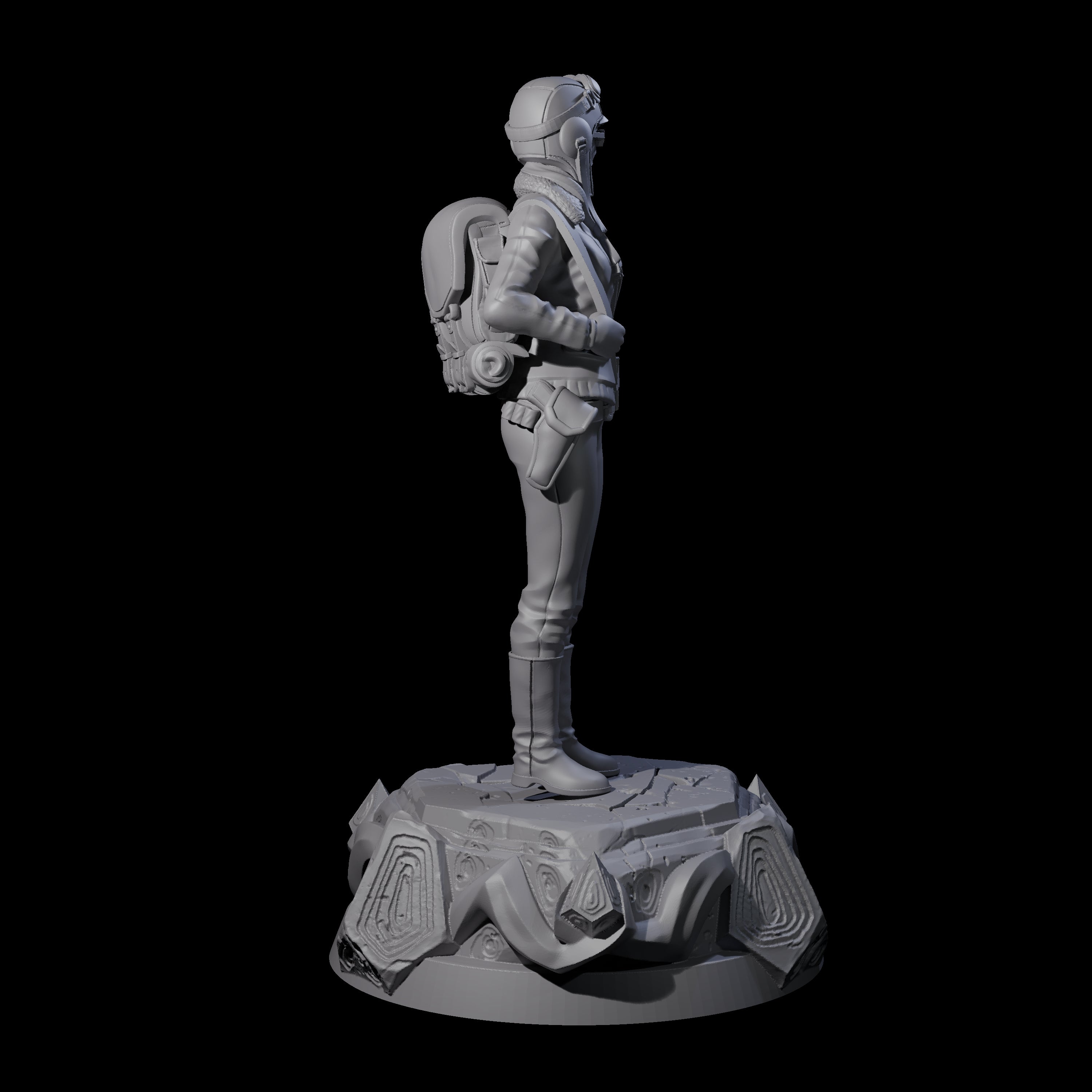 Adventurous Human Investigator Miniature for Dungeons and Dragons, Pathfinder or other TTRPGs