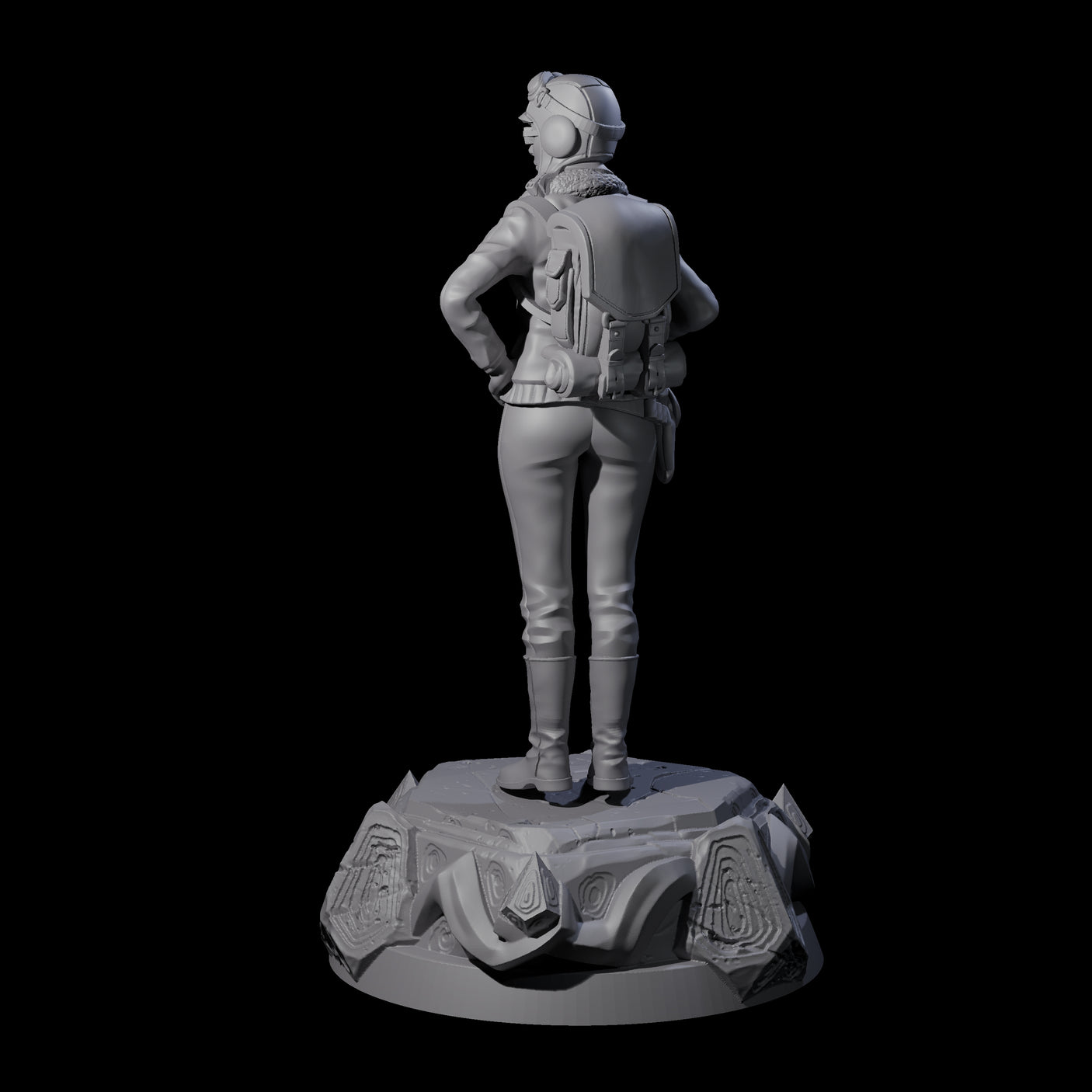 Adventurous Human Investigator Miniature for Dungeons and Dragons, Pathfinder or other TTRPGs