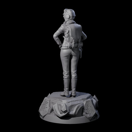 Adventurous Human Investigator Miniature for Dungeons and Dragons, Pathfinder or other TTRPGs