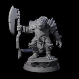 Aggressive Crocodilian Lizardfolk A Miniature for Dungeons and Dragons, Pathfinder or other TTRPGs