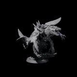 Aggressive Crocodilian Lizardfolk C Miniature for Dungeons and Dragons, Pathfinder or other TTRPGs