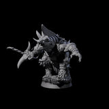 Aggressive Crocodilian Lizardfolk C Miniature for Dungeons and Dragons, Pathfinder or other TTRPGs