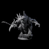 Aggressive Crocodilian Lizardfolk C Miniature for Dungeons and Dragons, Pathfinder or other TTRPGs