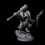 Aggressive Crocodilian Lizardfolk E Miniature for Dungeons and Dragons, Pathfinder or other TTRPGs