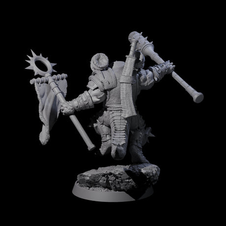Aggressive Crocodilian Lizardfolk E Miniature for Dungeons and Dragons, Pathfinder or other TTRPGs