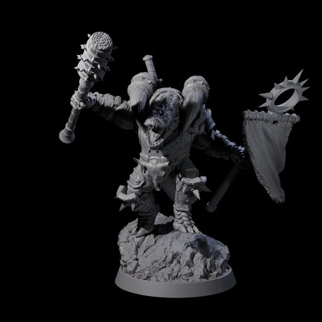 Aggressive Crocodilian Lizardfolk E Miniature for Dungeons and Dragons, Pathfinder or other TTRPGs