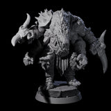 Aggressive Crocodilian Lizardfolk F Miniature for Dungeons and Dragons, Pathfinder or other TTRPGs