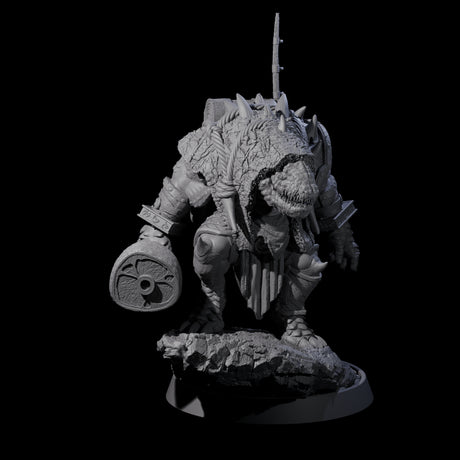 Aggressive Crocodilian Lizardfolk G Miniature for Dungeons and Dragons, Pathfinder or other TTRPGs