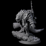 Aggressive Crocodilian Lizardfolk G Miniature for Dungeons and Dragons, Pathfinder or other TTRPGs