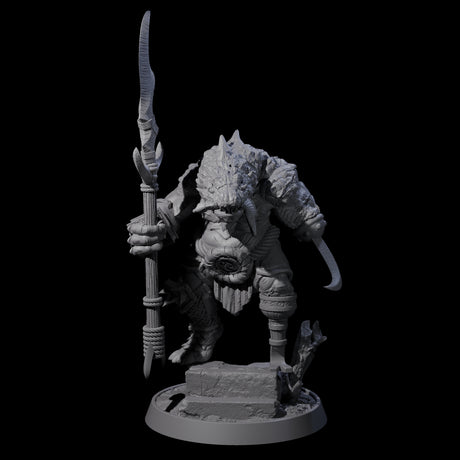 Aggressive Crocodilian Lizardfolk H Miniature for Dungeons and Dragons, Pathfinder or other TTRPGs