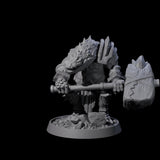 Aggressive Crocodilian Lizardfolk J Miniature for Dungeons and Dragons, Pathfinder or other TTRPGs