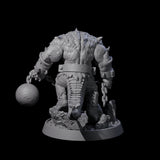 Aggressive Crocodilian Lizardfolk K Miniature for Dungeons and Dragons, Pathfinder or other TTRPGs